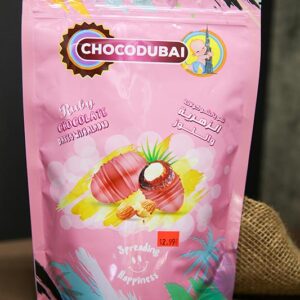 ChocoDubai Ruby Chocolate Dates with Almond